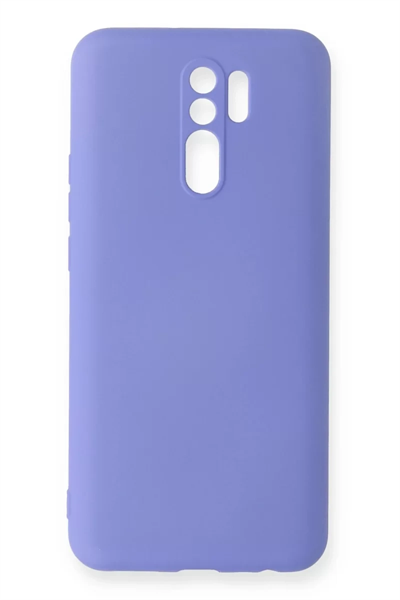 Xiaomi Redmi 9 Kılıf Nano içi Kadife Silikon - Lila
