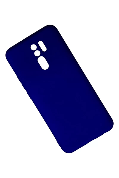 Xiaomi Redmi 9 Kılıf Nano içi Kadife Silikon - Lacivert