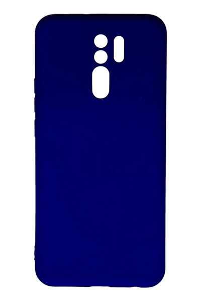 Xiaomi Redmi 9 Kılıf Nano içi Kadife Silikon - Lacivert