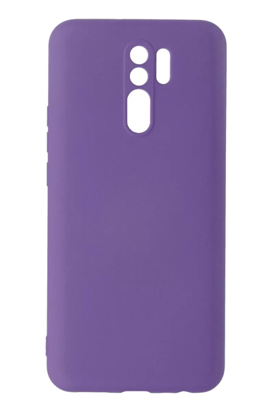 Xiaomi Redmi 9 Kılıf Nano içi Kadife Silikon - Mor