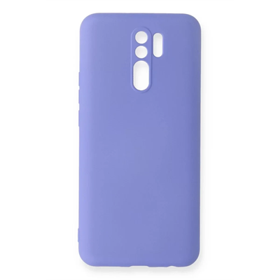 Xiaomi Redmi 9 Kılıf Nano içi Kadife Silikon - Lila