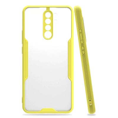Xiaomi Redmi 9 Kılıf Platin Silikon - Sarı