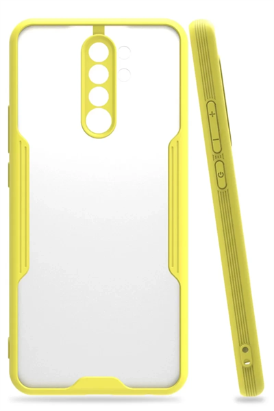 Xiaomi Redmi 9 Kılıf Platin Silikon - Sarı