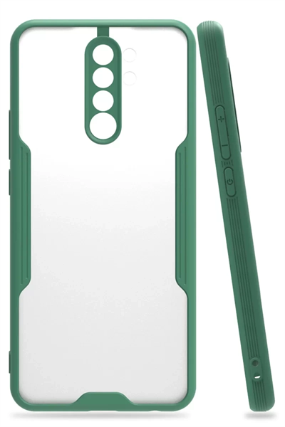 Xiaomi Redmi 9 Kılıf Platin Silikon - Yeşil