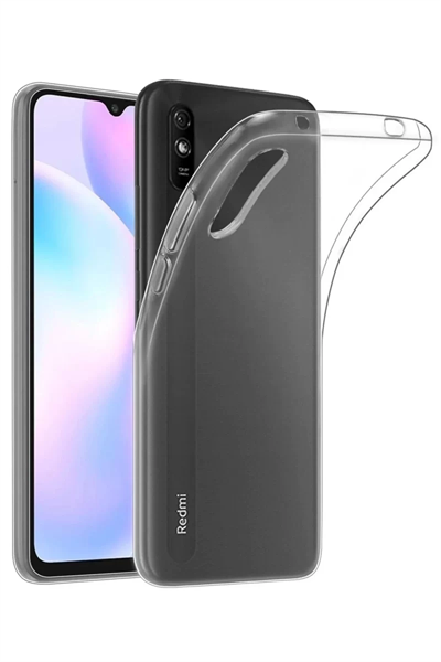 Xiaomi Redmi 9A Kılıf Lüx Şeffaf Silikon - Şeffaf