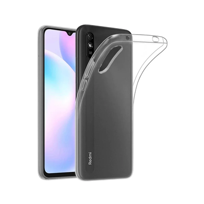 Xiaomi Redmi 9A Kılıf Lüx Şeffaf Silikon - Şeffaf