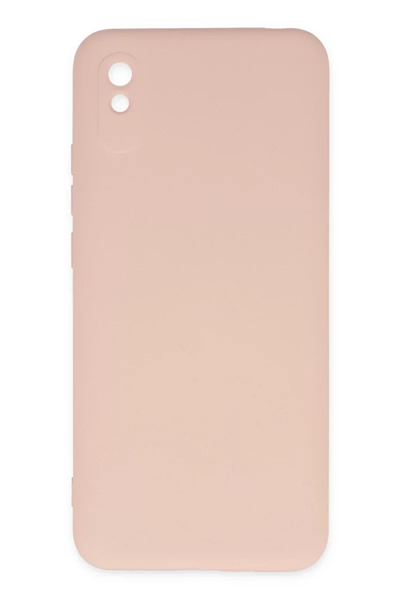 Xiaomi Redmi 9A Kılıf Nano içi Kadife Silikon - Pudra