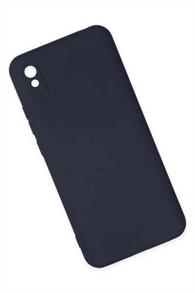Xiaomi Redmi 9A Kılıf Nano içi Kadife Silikon - Lacivert