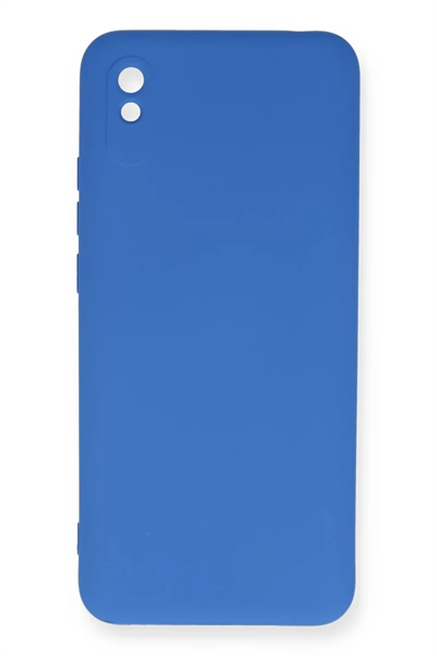 Xiaomi Redmi 9A Kılıf Nano içi Kadife Silikon - Mavi