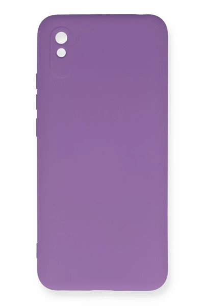 Xiaomi Redmi 9A Kılıf Nano içi Kadife Silikon - Mor