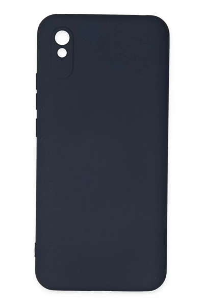 Xiaomi Redmi 9A Kılıf Nano içi Kadife Silikon - Lacivert