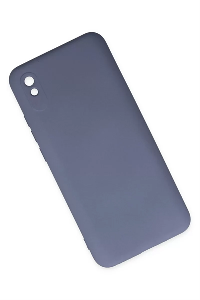 Xiaomi Redmi 9A Kılıf Nano içi Kadife Silikon - Gri