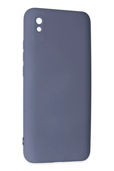 Xiaomi Redmi 9A Kılıf Nano içi Kadife Silikon - Gri