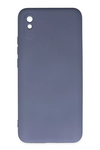 Xiaomi Redmi 9A Kılıf Nano içi Kadife Silikon - Gri