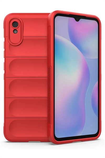 Xiaomi Redmi 9A Kılıf Optimum Silikon - Kırmızı