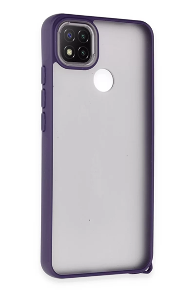 Xiaomi Redmi 9C Kılıf Elegant Kapak - Derin Mor