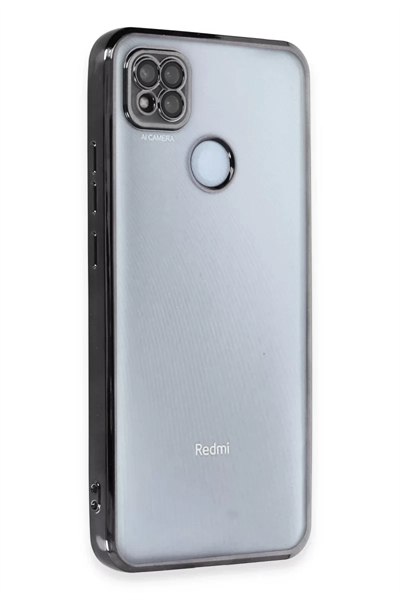 Xiaomi Redmi 9C Kılıf Lensli Silikon - Siyah