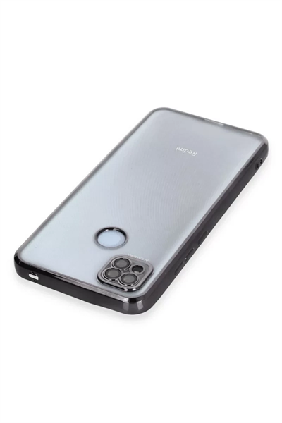 Xiaomi Redmi 9C Kılıf Lensli Silikon - Siyah