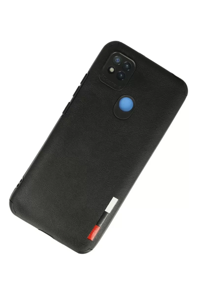 Xiaomi Redmi 9C Kılıf Loop Deri Silikon - Siyah