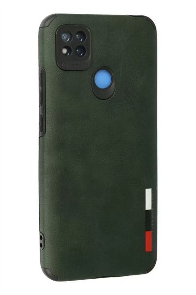 Xiaomi Redmi 9C Kılıf Loop Deri Silikon - Yeşil