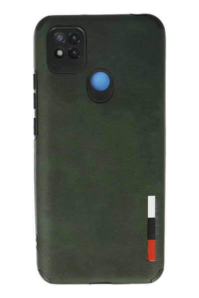 Xiaomi Redmi 9C Kılıf Loop Deri Silikon - Yeşil