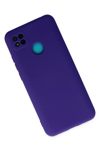 Xiaomi Redmi 9C Kılıf Nano içi Kadife Silikon - Mor