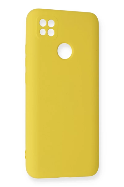 Xiaomi Redmi 9C Kılıf Nano içi Kadife Silikon - Sarı