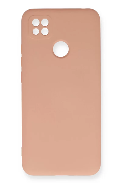 Xiaomi Redmi 9C Kılıf Nano içi Kadife Silikon - Pudra