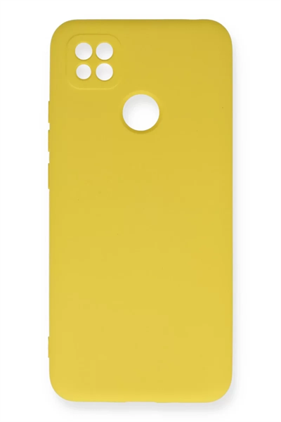 Xiaomi Redmi 9C Kılıf Nano içi Kadife Silikon - Sarı