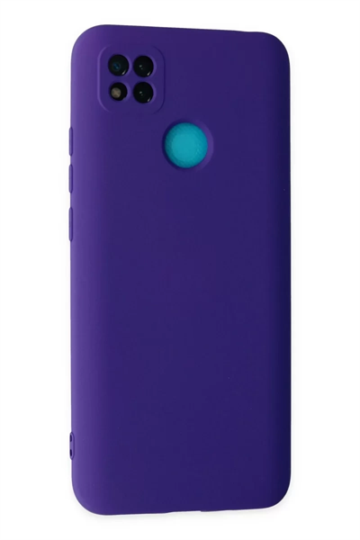 Xiaomi Redmi 9C Kılıf Nano içi Kadife Silikon - Mor
