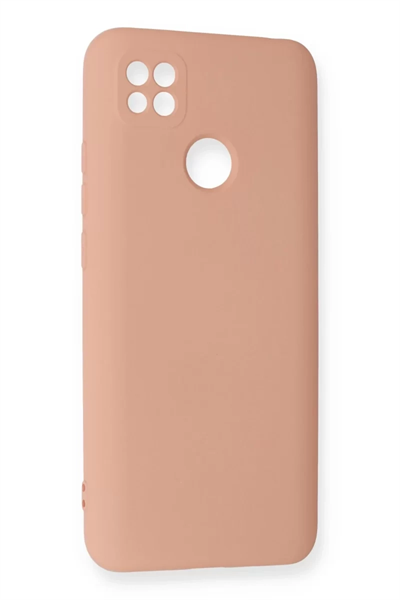 Xiaomi Redmi 9C Kılıf Nano içi Kadife Silikon - Pudra