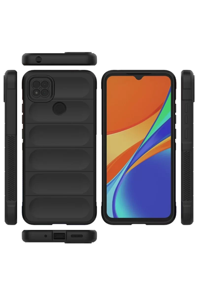 Xiaomi Redmi 9C Kılıf Optimum Silikon - Siyah