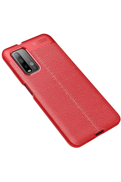 Xiaomi Redmi 9T Kılıf Auto Focus Kapak - Kırmızı