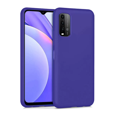 Xiaomi Redmi 9T Kılıf Nano içi Kadife Silikon - Mor