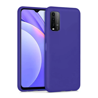 Xiaomi Redmi 9T Kılıf Nano içi Kadife Silikon - Mor