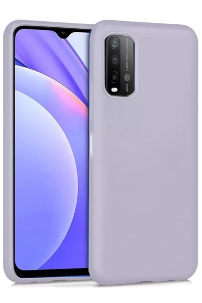 Xiaomi Redmi 9T Kılıf Nano içi Kadife Silikon - Lila