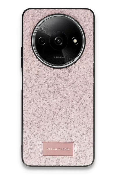 Xiaomi Redmi A3 4G Bright Simli Kapak - Pembe
