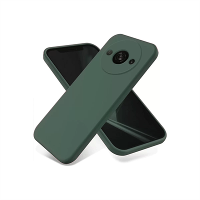 Xiaomi Redmi A3 4G Kılıf First Silikon - Koyu Yeşil