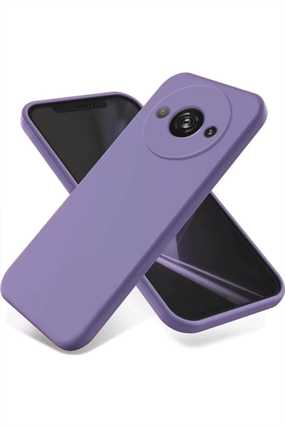 Xiaomi Redmi A3 4G Kılıf First Silikon - Lila