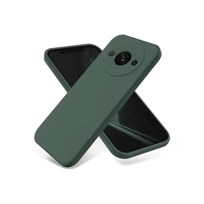 Xiaomi Redmi A3 4G Kılıf First Silikon - Koyu Yeşil