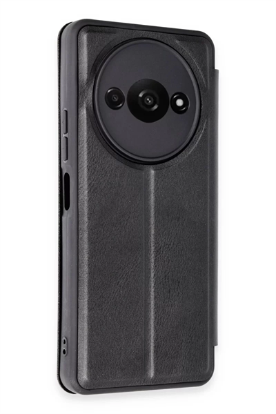 Xiaomi Redmi A3 4G Kılıf Flip Cover - Siyah