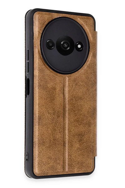 Xiaomi Redmi A3 4G Kılıf Flip Cover - Taba