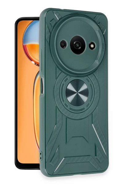 Xiaomi Redmi A3 4G Kılıf Lincoln Silikon - Koyu Yeşil