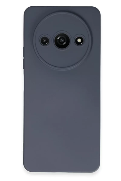 Xiaomi Redmi A3 4G Kılıf Nano içi Kadife Silikon - Gri