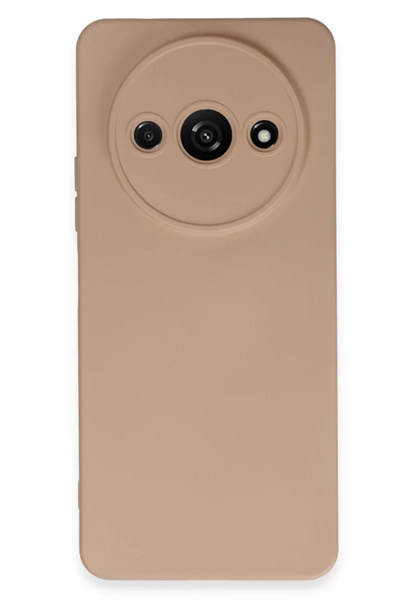 Xiaomi Redmi A3 4G Kılıf Nano içi Kadife Silikon - Pudra