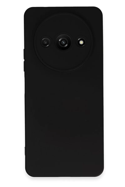 Xiaomi Redmi A3 4G Kılıf Nano içi Kadife Silikon - Siyah