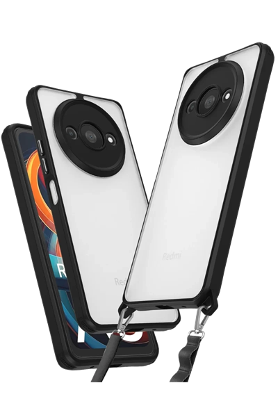 Xiaomi Redmi A3 4G Kılıf Penta Silikon Kılıf - Siyah