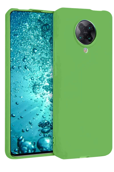 Xiaomi Redmi K30 Pro Kılıf Nano içi Kadife Silikon - Yeşil