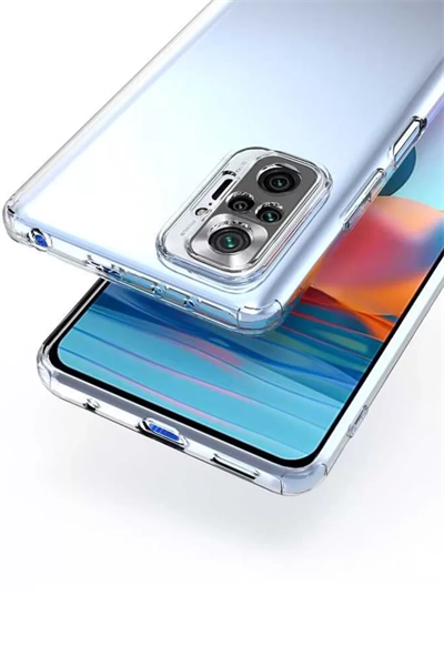 Xiaomi Redmi Note 10 5G Kılıf Lüx Şeffaf Silikon