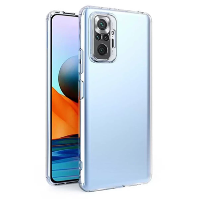Xiaomi Redmi Note 10 5G Kılıf Lüx Şeffaf Silikon